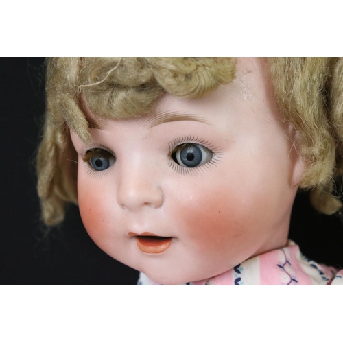 414 - Five Early 20th century Bisque Head Baby Dolls with fixed bodies, including three Armand Marseille, ... 