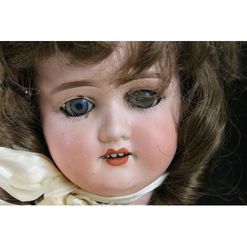 415 - Four Early 20th century Simon & Halbig and Schoenau Hoffmeister Bisque Head Dolls, impressed marks '... 