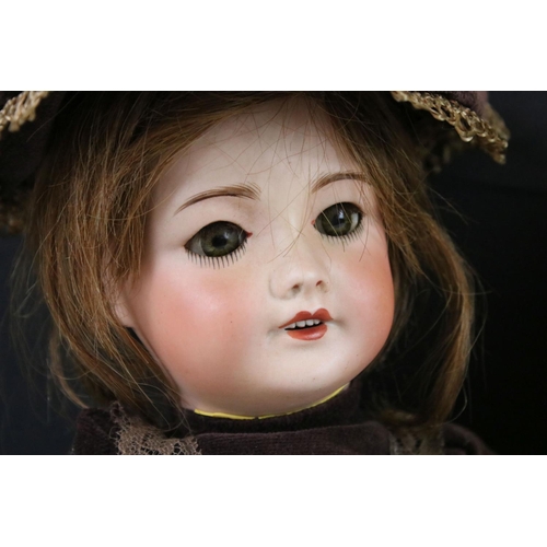 420 - Two Early 20th century Bisque Head Dolls including Schutzmeister & Quendt Doll impressed marks 101 D... 