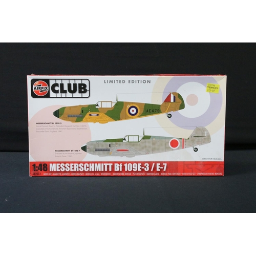 356 - 15 Boxed 1:48 scale Airfix plastic model kit military aircraft to include A50159 RAF Red Arrows Gnat... 