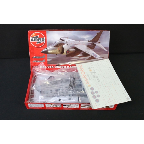 356 - 15 Boxed 1:48 scale Airfix plastic model kit military aircraft to include A50159 RAF Red Arrows Gnat... 