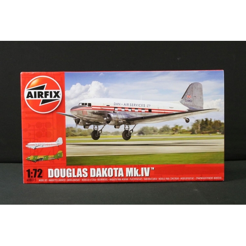 375 - 14 X Boxed 1:72 scale Airfix plastic model kit military aircraft to include AA73012 Limited Edition ... 