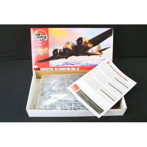 376 - Eight Boxed 1:48 scale Airfix plastic model kit military aircraft to include A09179 English Electric... 