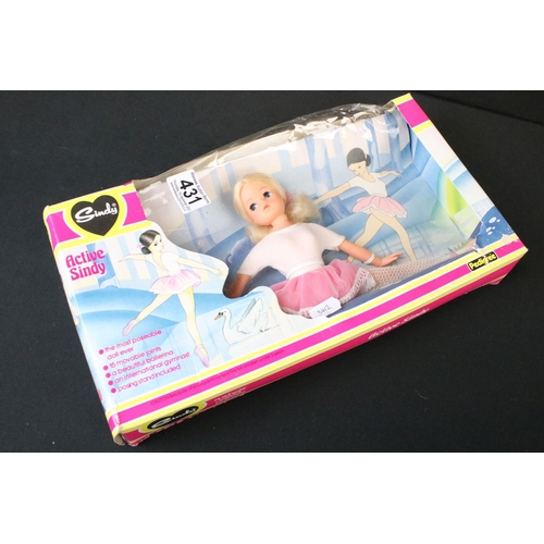 431 - Sindy - A boxed Pedigree Sindy 'Active Sindy' ballerina fashion doll, no. 44711 (doll gd-vg overall ... 