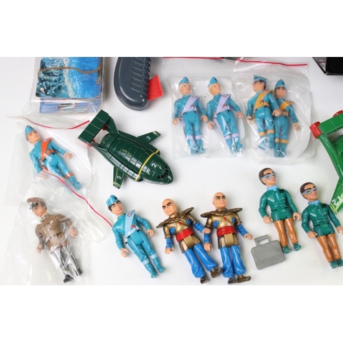 259 - Quantity of Gerry Anderson related items to include Thunderbirds figures, Captain Scarlet ray gun, b... 