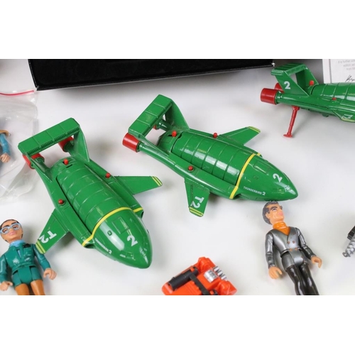 259 - Quantity of Gerry Anderson related items to include Thunderbirds figures, Captain Scarlet ray gun, b... 