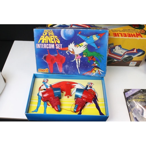 262 - Collection of mixed circa 1970-80s toys and figures to include boxed Merit Battle of the Planets Int... 