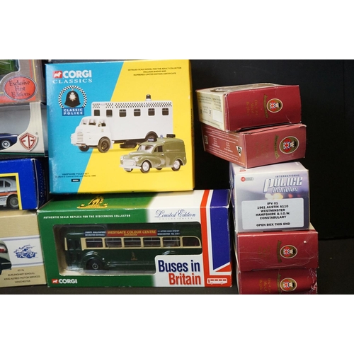 1177A - 20 Boxed diecast models to include Brooklin Models 'International Police Vehicles' 1961 Austin A110 ... 