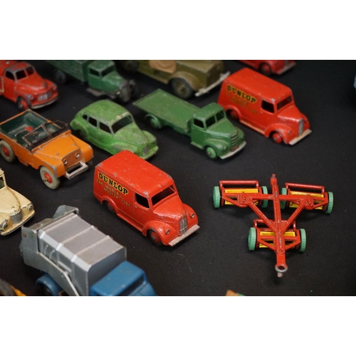 1288A - Around 55 mid 20th C play worn diecast models, mostly Dinky examples, featuring Dinky Supertoys Hors... 