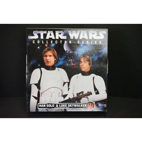 1499 - Star Wars - Five boxed Kenner Collector Series figures to include Han Solo & Luke Skywalker In Storm... 