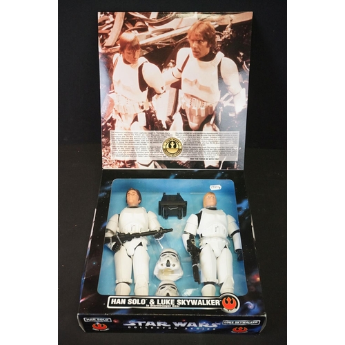 1499 - Star Wars - Five boxed Kenner Collector Series figures to include Han Solo & Luke Skywalker In Storm... 