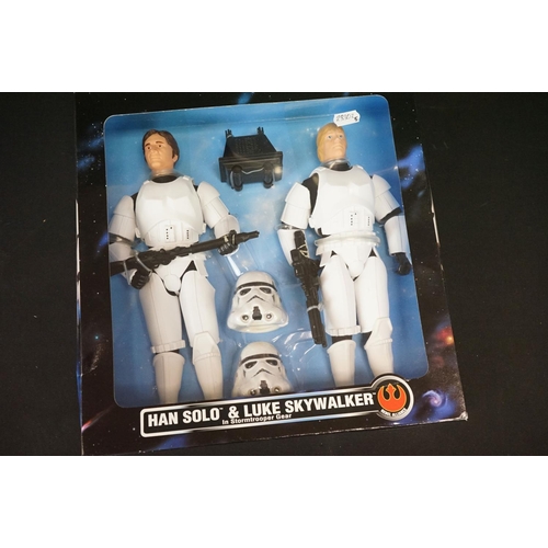 1499 - Star Wars - Five boxed Kenner Collector Series figures to include Han Solo & Luke Skywalker In Storm... 