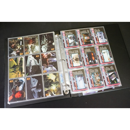 1500 - Star Wars - Collection of various collectors cards sets contained with 7 x files featuring Topps Ret... 