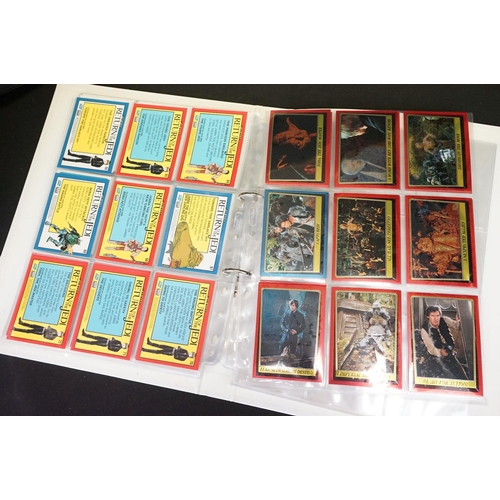 1500 - Star Wars - Collection of various collectors cards sets contained with 7 x files featuring Topps Ret... 