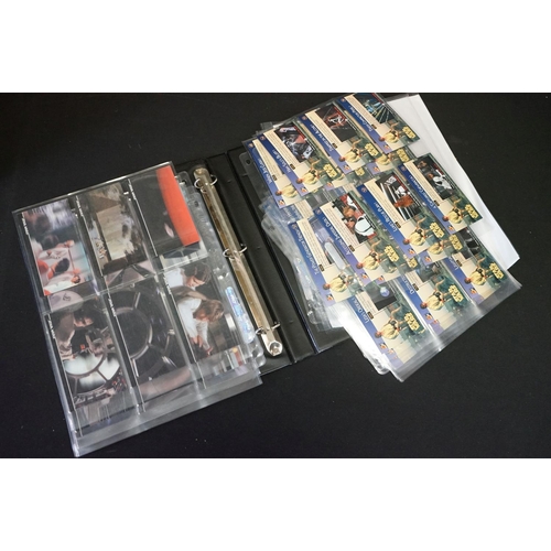 1500 - Star Wars - Collection of various collectors cards sets contained with 7 x files featuring Topps Ret... 