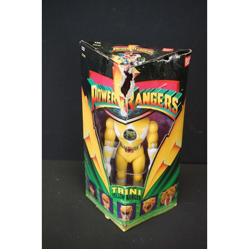 1501 - Bandai Power Rangers - A boxed Megazord Deluxe Set (2260), boxed Trini Yellow Ranger (2200) and boxe... 