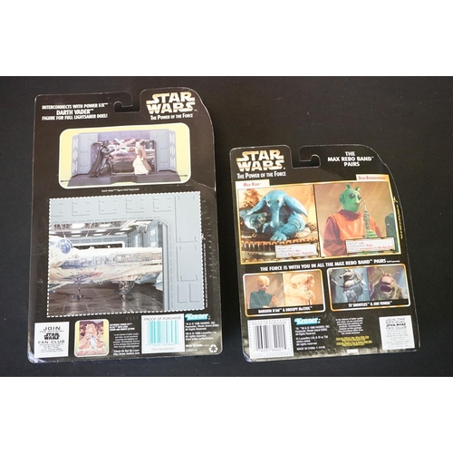 1505 - Star Wars - 15 Carded / boxed Kenner The Power of the Force figures to include Dagobah, Death Star, ... 