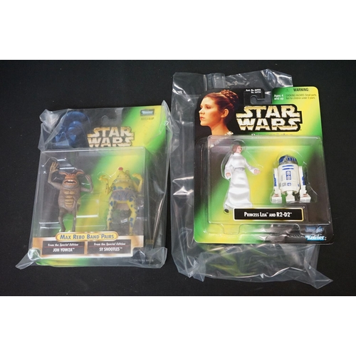 1505 - Star Wars - 15 Carded / boxed Kenner The Power of the Force figures to include Dagobah, Death Star, ... 