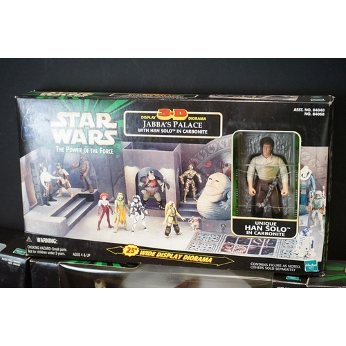 1508 - Star Wars - 12 boxed Kenner / Hasbro The Power of the Force figure sets to include Unique Han Solo, ... 