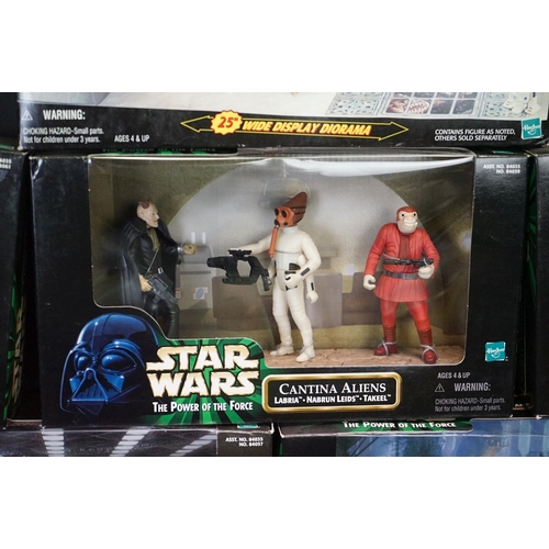 1508 - Star Wars - 12 boxed Kenner / Hasbro The Power of the Force figure sets to include Unique Han Solo, ... 