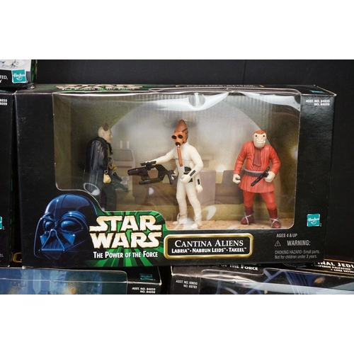 1508 - Star Wars - 12 boxed Kenner / Hasbro The Power of the Force figure sets to include Unique Han Solo, ... 