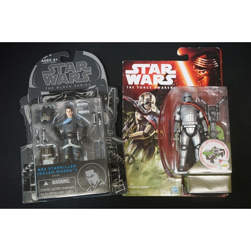 1510 - Star Wars - 32 Carded / boxed Hasbro contemporary Star Wars figures to include Elite Series, The For... 