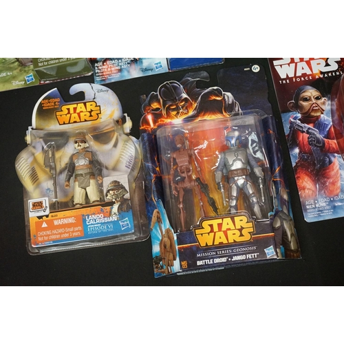 1510 - Star Wars - 32 Carded / boxed Hasbro contemporary Star Wars figures to include Elite Series, The For... 