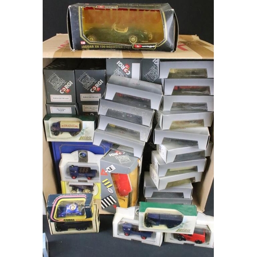 1176A - Over 55 boxed diecast models to include Corgi, EFE, Oxford Diecast, Lledo, Matchbox and Burago, feat... 