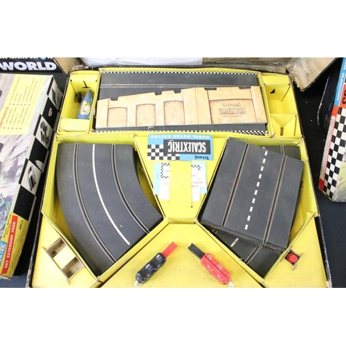 227 - Collection of Scalextric box sets to include Set 33 (appears complete with both Mini slot cars), Ext... 