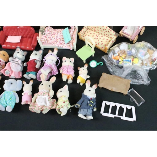 440 - Collection of Tomy / Epoch Sylvanian Families figures, accessories & playsets to include 24 figures,... 