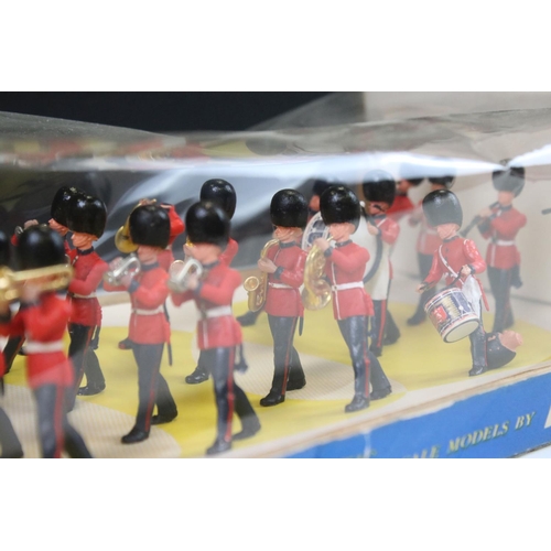 318 - Two boxed Britains 'Eyes Right' plastic figure sets to include 7244 Full Band Of The Scots Guards (o... 