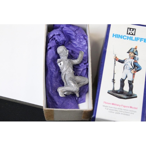 320 - 49 Bagged / boxed Hinchliffe Models Ltd white metal models / figure sets, of varying scales, featuri... 