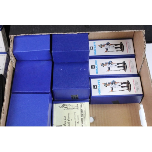 320 - 49 Bagged / boxed Hinchliffe Models Ltd white metal models / figure sets, of varying scales, featuri... 