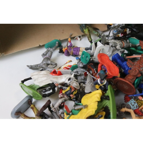 325 - Collection of plastic figures & accessories, mostly military examples, to include Britains, Timpo To... 