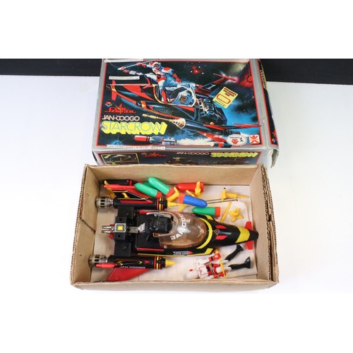 252 - Group of boxed Robot & Space toys and figures to include Bandai Star Zinger Starcrow, Bandai Sun Vul... 