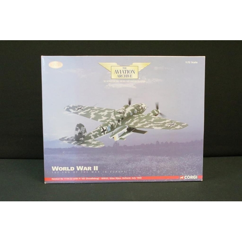 1209 - Two boxed Corgi Aviation Archives diecast models to include 1:144 AA31101 Military B-17G Fortress II... 