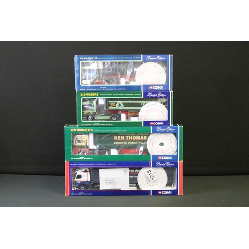 1218 - Eight boxed Corgi Limited Edition Collectables 1:50 scale diecast model trucks, to include CC13103 E... 