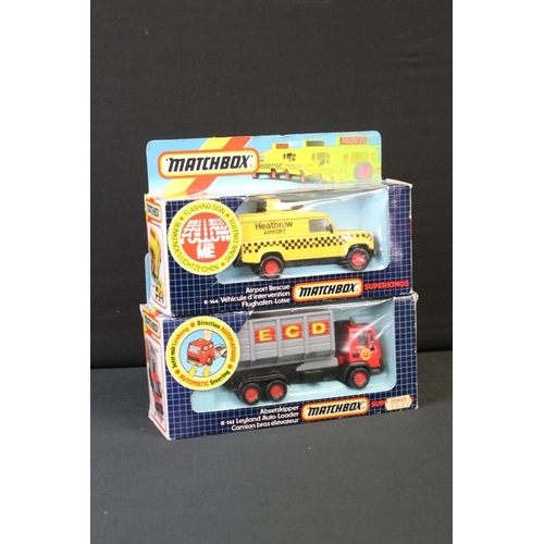 1219 - Five boxed Matchbox Superkings diecast models to include K-141 Leyland Auto-Loader, K-140 Leyland Ca... 