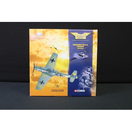 1220 - Seven boxed Corgi Aviation Archive diecast models to include 4 x Flying Aces (49002, 49203, 49102 & ... 