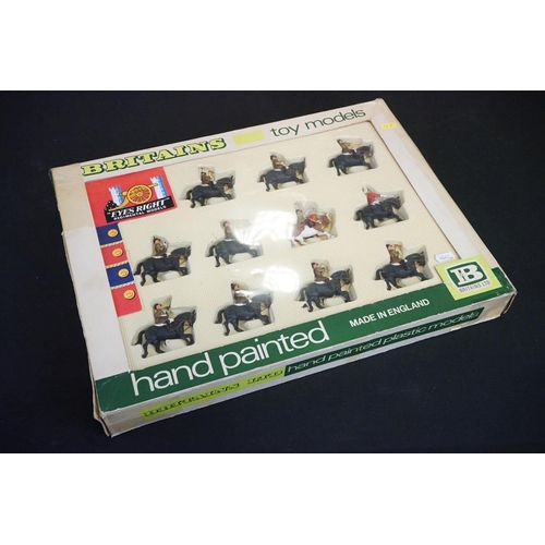 319A - Four boxed Britains 'Eyes Right' regimental plastic figure sets to include 3 x 7840 The Mounted Band... 