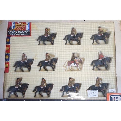 319A - Four boxed Britains 'Eyes Right' regimental plastic figure sets to include 3 x 7840 The Mounted Band... 