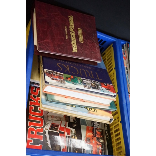 1179A - Large collection of truck related books, magazines & collectables, featuring photographs, a Volvo Tr... 