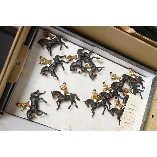 312A - Large collection of around 400 assorted Britains plastic mounted military figures to include Lifegua... 