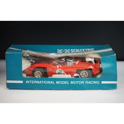 295 - Nine boxed / cased Scalextric slot cars to include c051 brm p160, c28 Renault Alpine, C4 Electra, C2... 