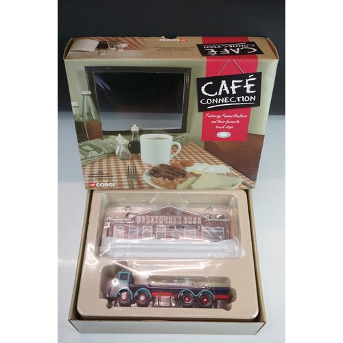 1221 - Eight boxed Corgi diecast models to include 2 x Hauliers of Renown (CC14806 & CC14009), Cafe Connect... 