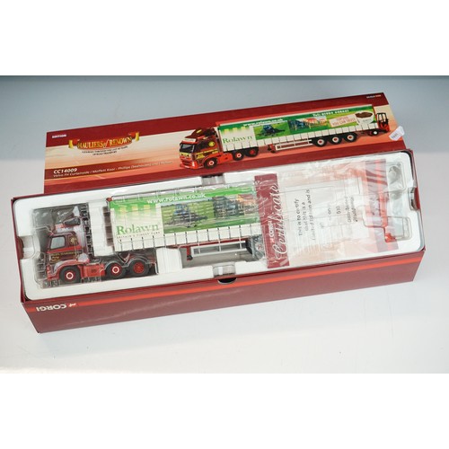 1221 - Eight boxed Corgi diecast models to include 2 x Hauliers of Renown (CC14806 & CC14009), Cafe Connect... 