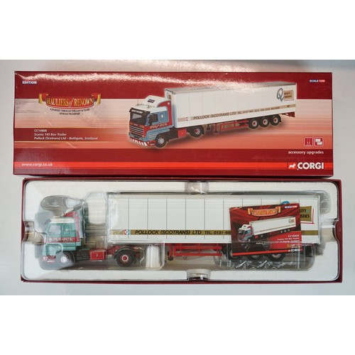 1221 - Eight boxed Corgi diecast models to include 2 x Hauliers of Renown (CC14806 & CC14009), Cafe Connect... 