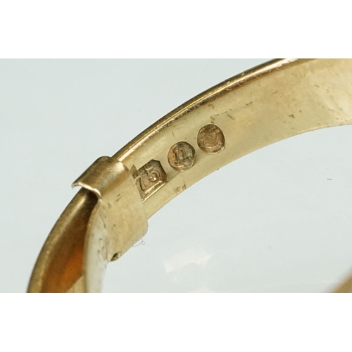 151 - 9ct gold hallmarked signet ring having a square head (hallmarked London 1968, size Q), a ring mount ... 