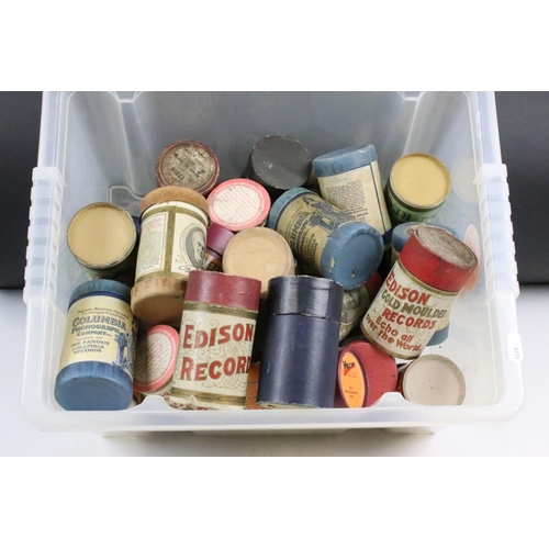 126 - 'The Graphophone' early 20th century Columbia Phonograph, Type AT, no. 269135, oak cased, with lid, ... 