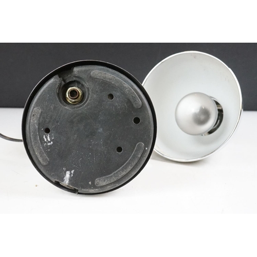 180 - Herbert Terry & Sons Ltd mid 20th C green enamel anglepoise desk lamp, model 90; together with a fur... 